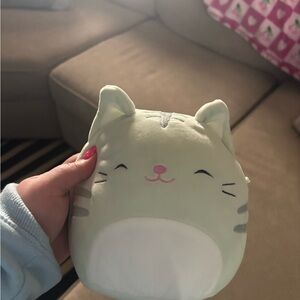 Mint Green Cat Plush Toy